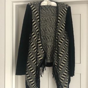 Fringe Detail Cardigan